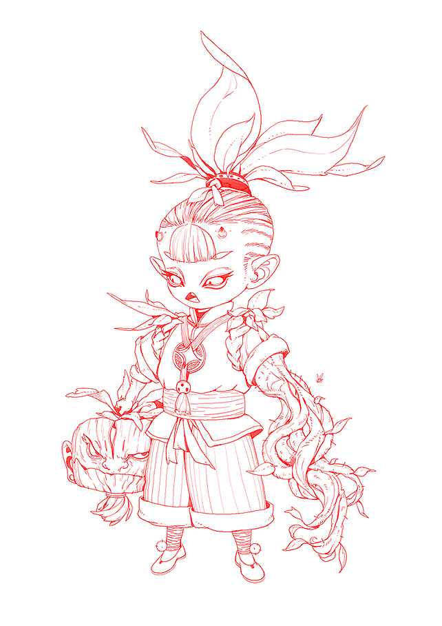 神坛-妖鬼怪（图ZMjcyNTEzMzk2） - 概念设定 - 站酷设计师B猴子原创素材 - 站酷ZCOOL