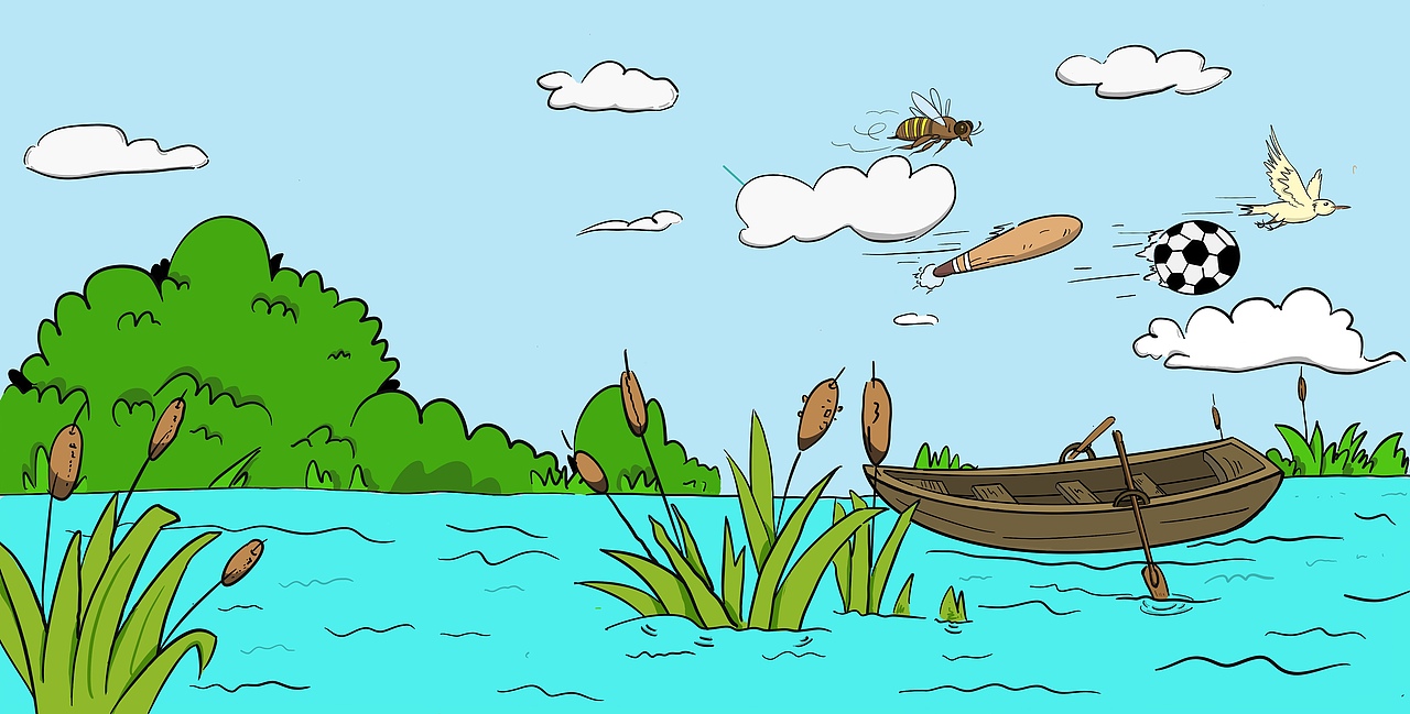 “bee，bat，boat…”儿童插画（第十三期）（图ZMzIzMzU4MjE2） - 儿童插画 - 站酷设计师岛丘原创素材 - 站酷ZCOOL