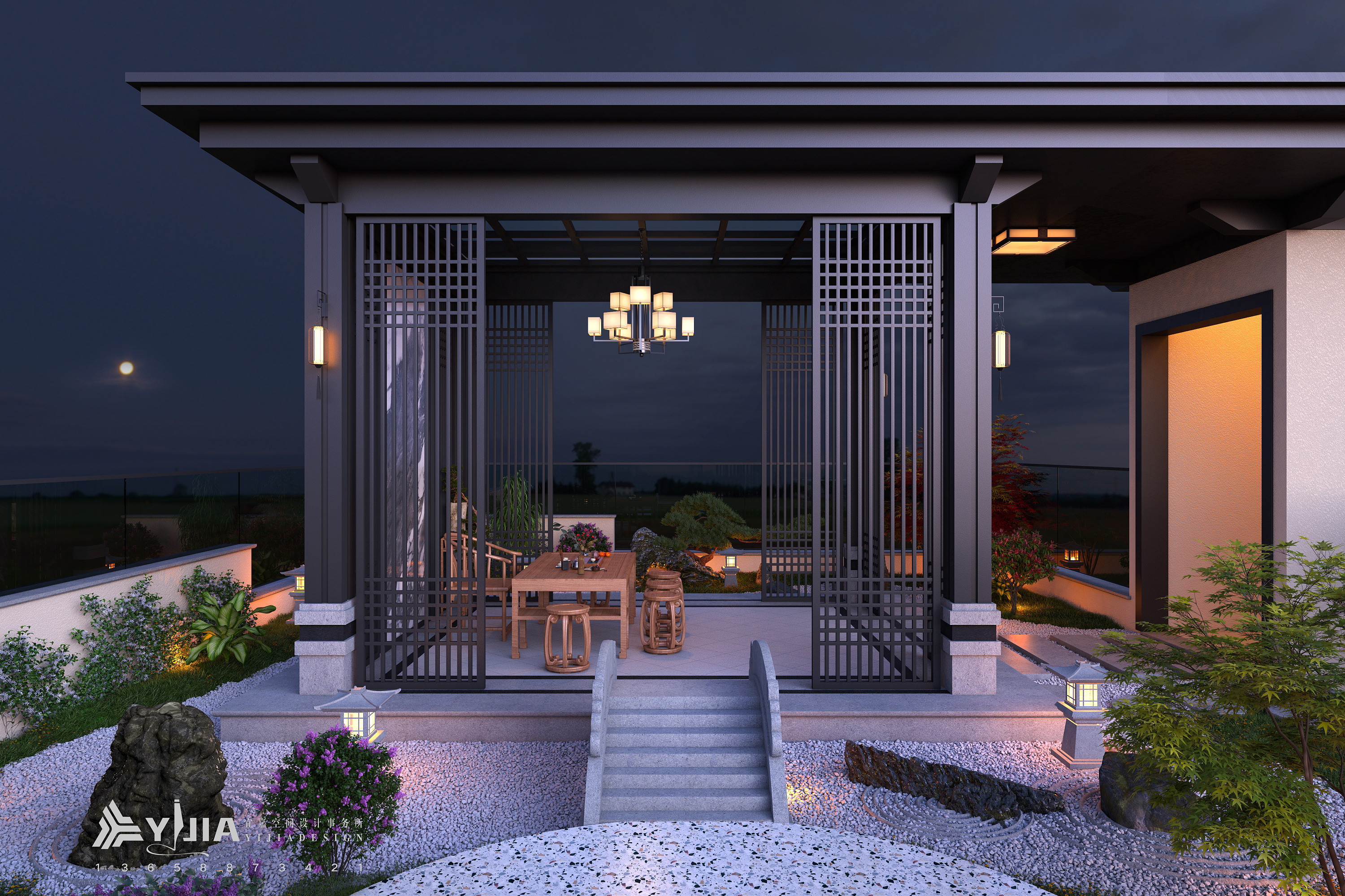 雅居乐流溪别院屋顶花园|空间|景观设计|宜嘉空间设计杨辅 - 原创作品