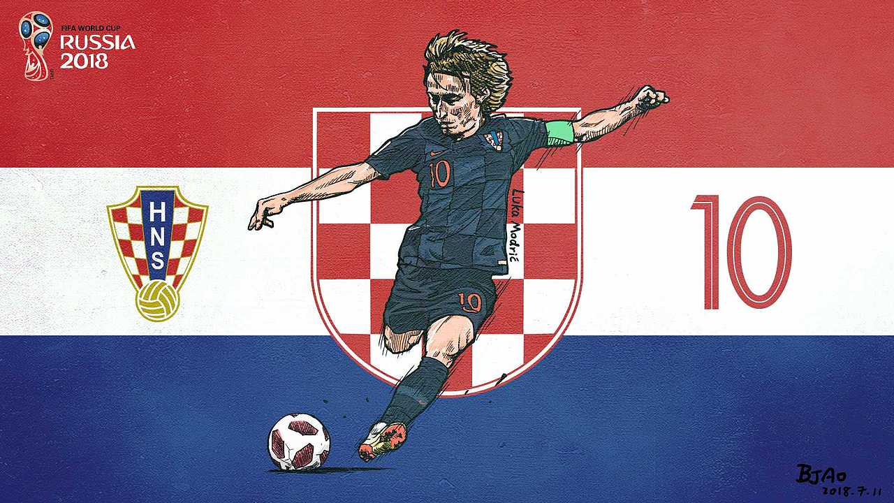 10举报收藏分享原创作品动漫单幅漫画世界杯克罗地亚莫德里奇足球bjao