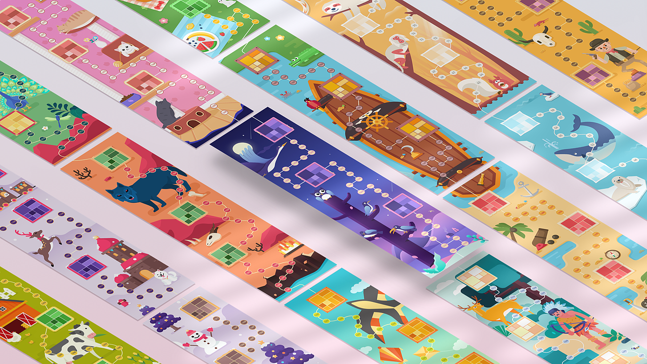 Nonogram Map Design Collection（图ZMjU3OTAzMzUy） - 游戏UI - 站酷设计师AnswerLau原创素材 - 站酷ZCOOL