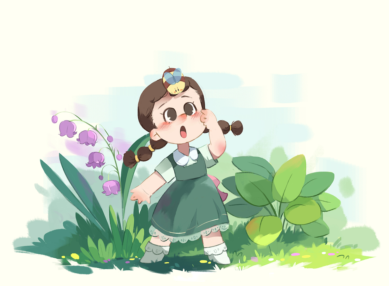 原创插画合集《贝丝的旅行》（图ZMzQyMTAzMDEy） - 绘本 - 站酷设计师姜蛙蛙原创素材 - 站酷ZCOOL