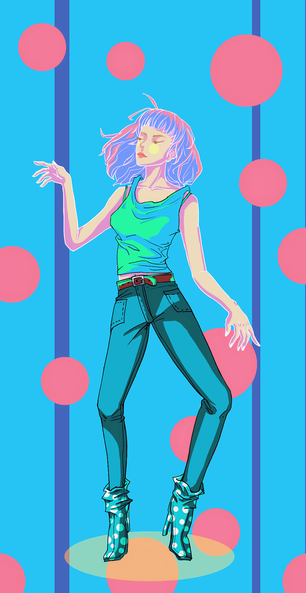 即兴舞蹈（图ZMTEzNzMyODk2） - 艺术插画 - 站酷设计师风左原创素材 - 站酷ZCOOL