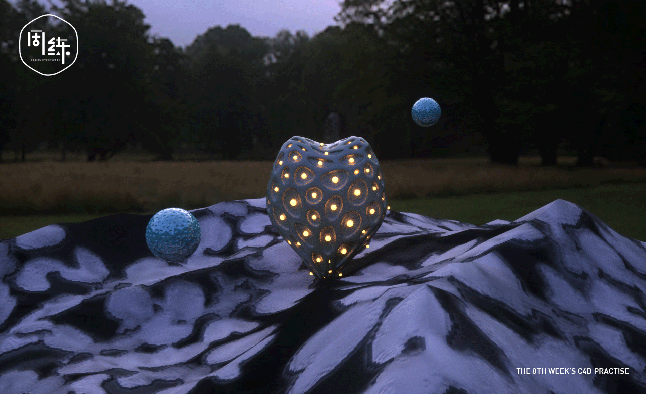 C4D小练习（图ZMjQ3NzUzOTAw） - 其他三维 - 站酷设计师哈尼叶子原创素材 - 站酷ZCOOL