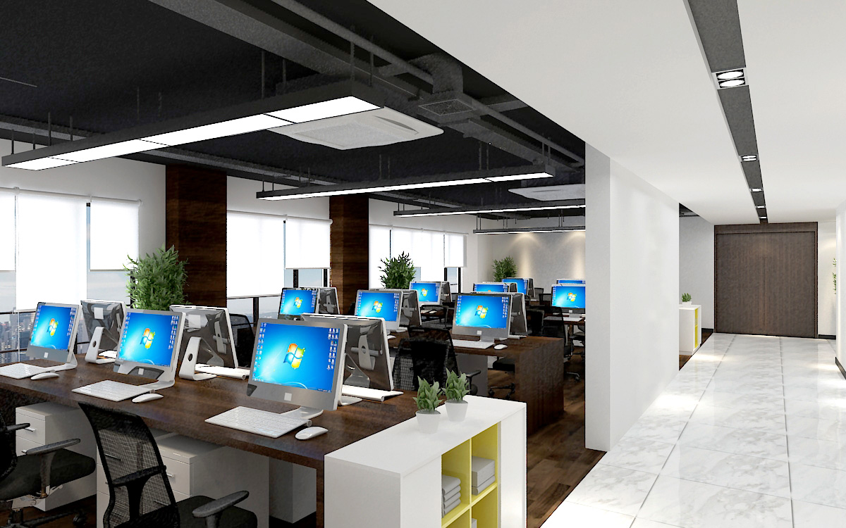 黄鹄科技公司办公空间设计
