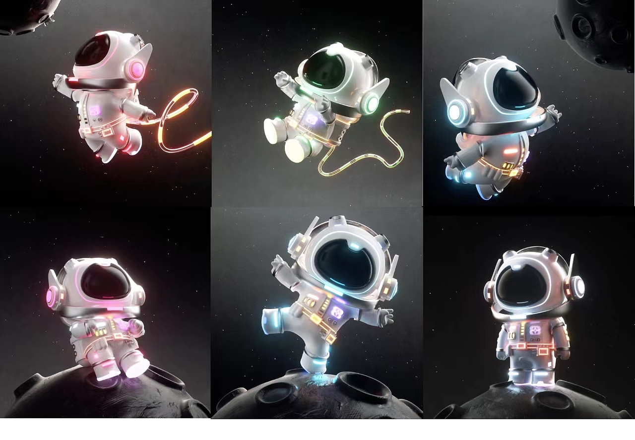 海外航天员游戏元素制作|三维动画