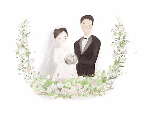 婚礼（个人主页-ZMzY3MzgyODA=） - 儿童插画 - 站酷设计师暴力小甜甜原创素材 - 站酷ZCOOL
