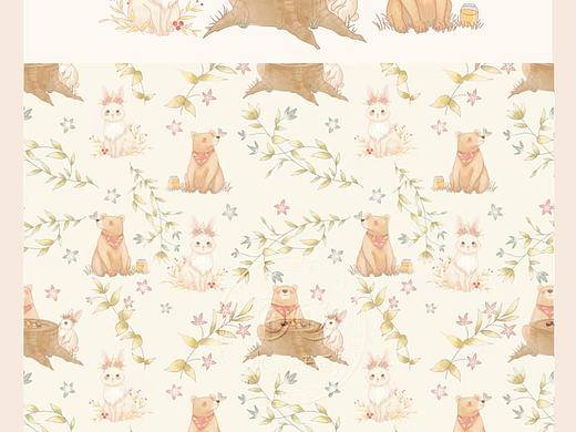 原创印花（个人主页-ZNzA3NDk1MTI=） - 图案 - 站酷设计师水酒插画原创素材 - 站酷ZCOOL