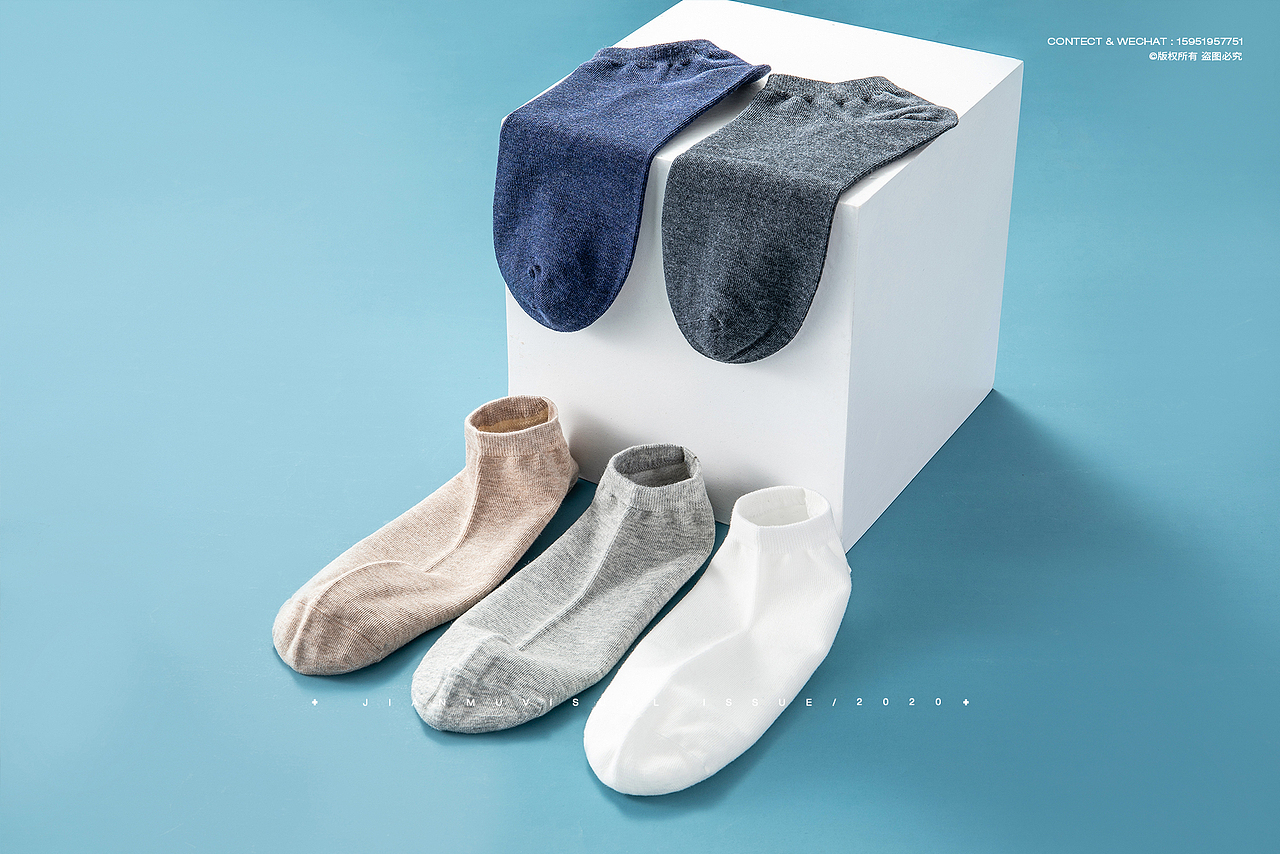 袜子摄影 ✖ 男士女士船袜 短袜长袜静物平铺产品拍摄（图ZMTk4OTk1MzI4） - 产品摄影 - 站酷设计师简木视觉原创素材 - 站酷ZCOOL