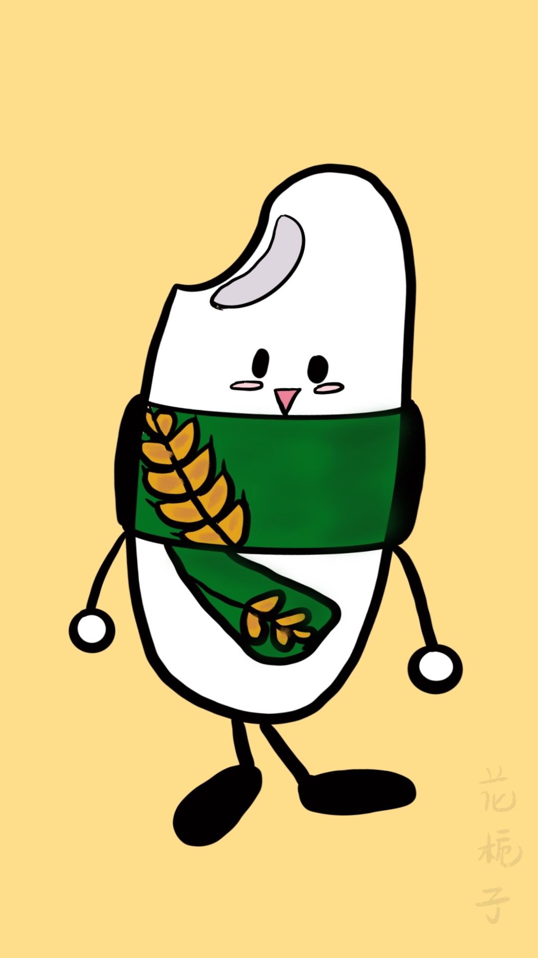 花栀子的插画手绘习作