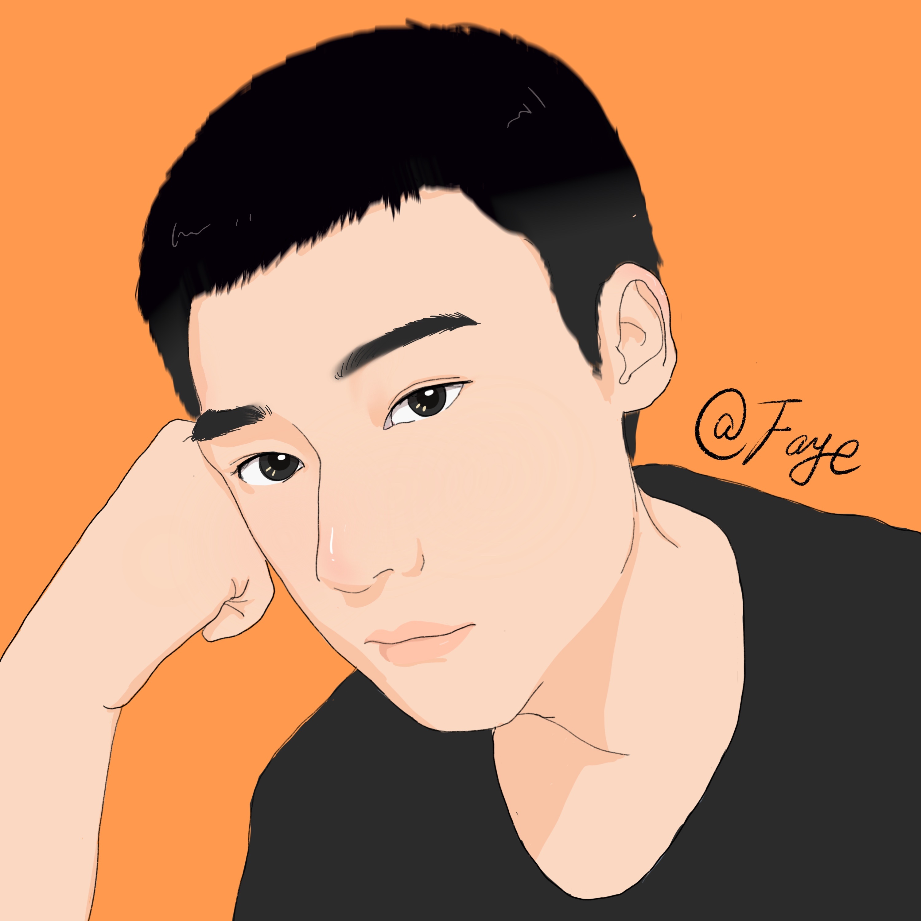 写实头像稿合集