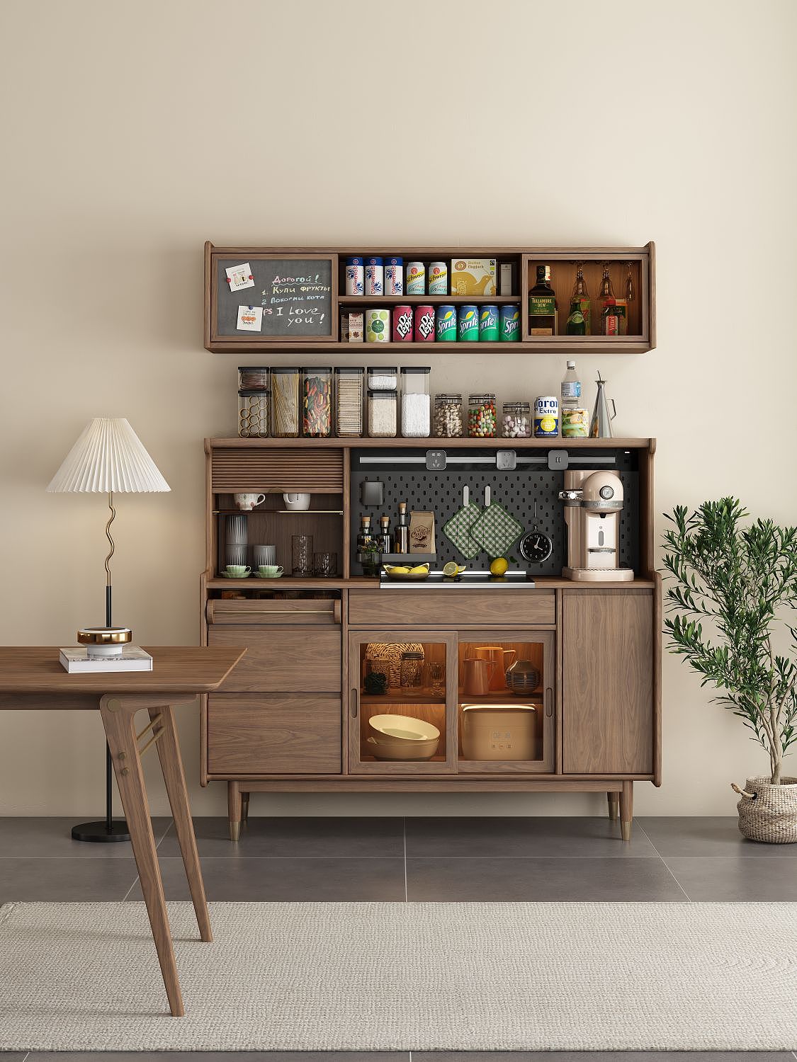 餐边柜建模渲染（图ZMzE2MjAzMzE2） - 产品 - 站酷设计师提莫打篮球原创素材 - 站酷ZCOOL