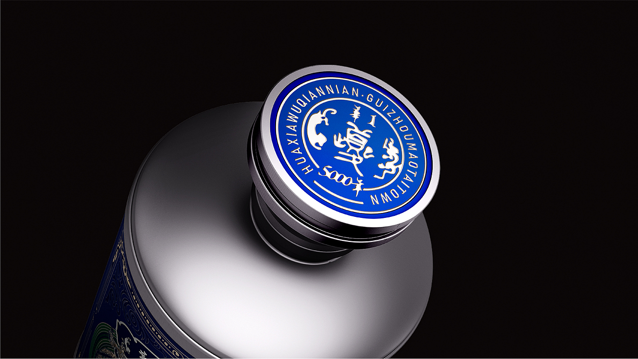 新次方 X 华夏五千年 酒包装设计 | 青云之志 御海天禧（图ZMjY2OTA5ODQ4） - 包装 - 站酷设计师白酒包装原创素材 - 站酷ZCOOL