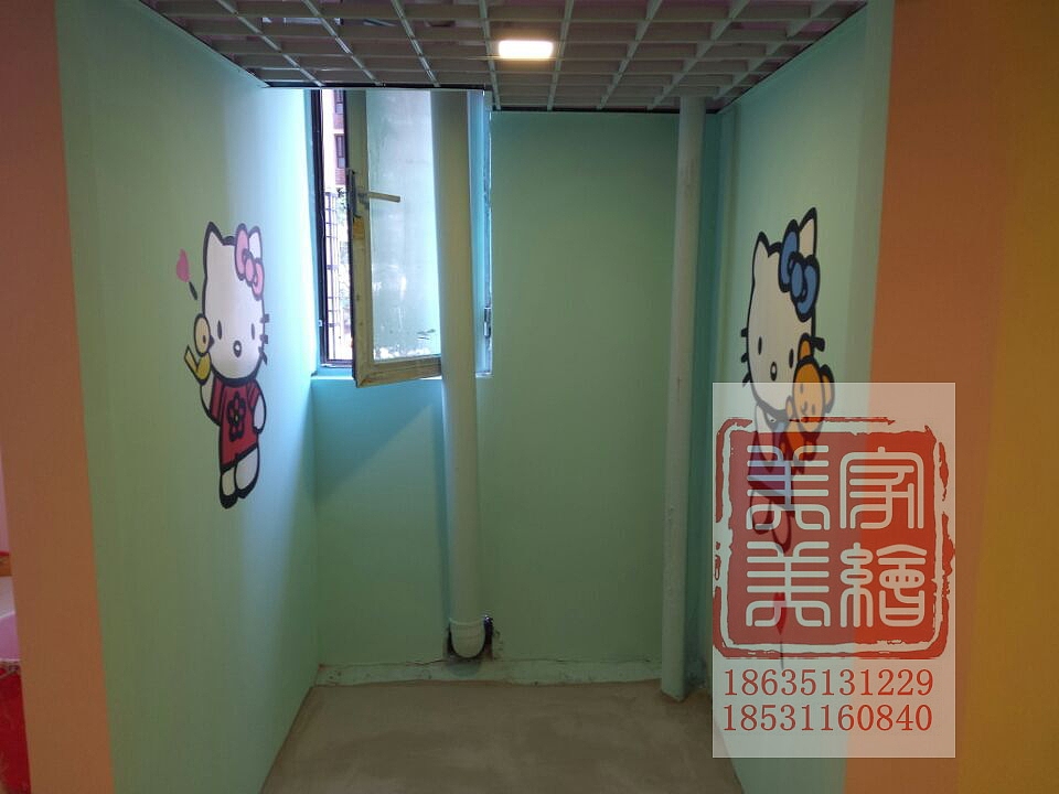 太原幼儿园墙体彩绘墙绘手绘作品欣赏（图ZNDUxNjcxNjA=） - 其他平面 - 站酷设计师太原墙绘太原手绘原创素材 - 站酷ZCOOL