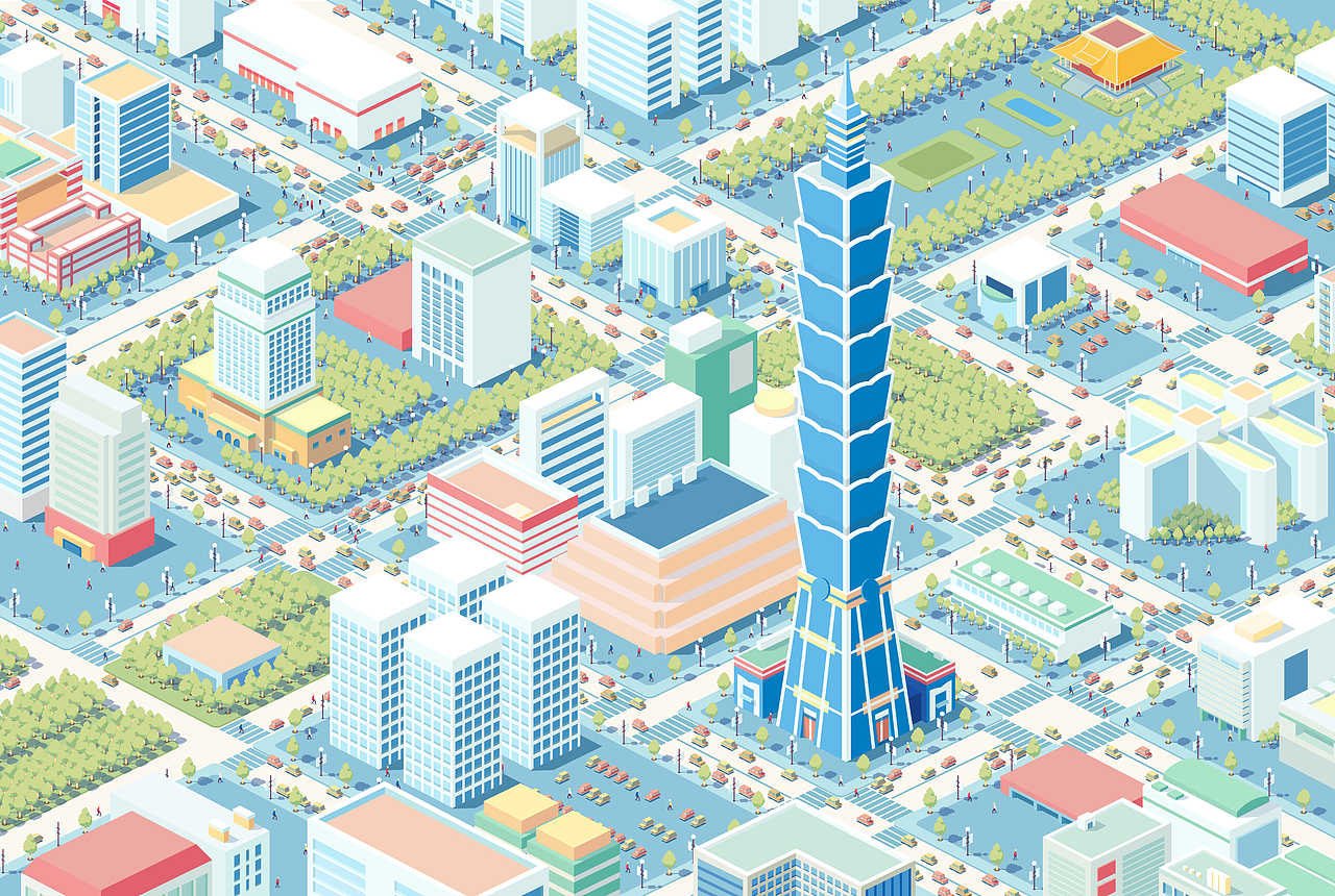 你好，台湾！（图ZNDY0ODc5Mjg=） - 艺术插画 - 站酷设计师helloethan原创素材 - 站酷ZCOOL