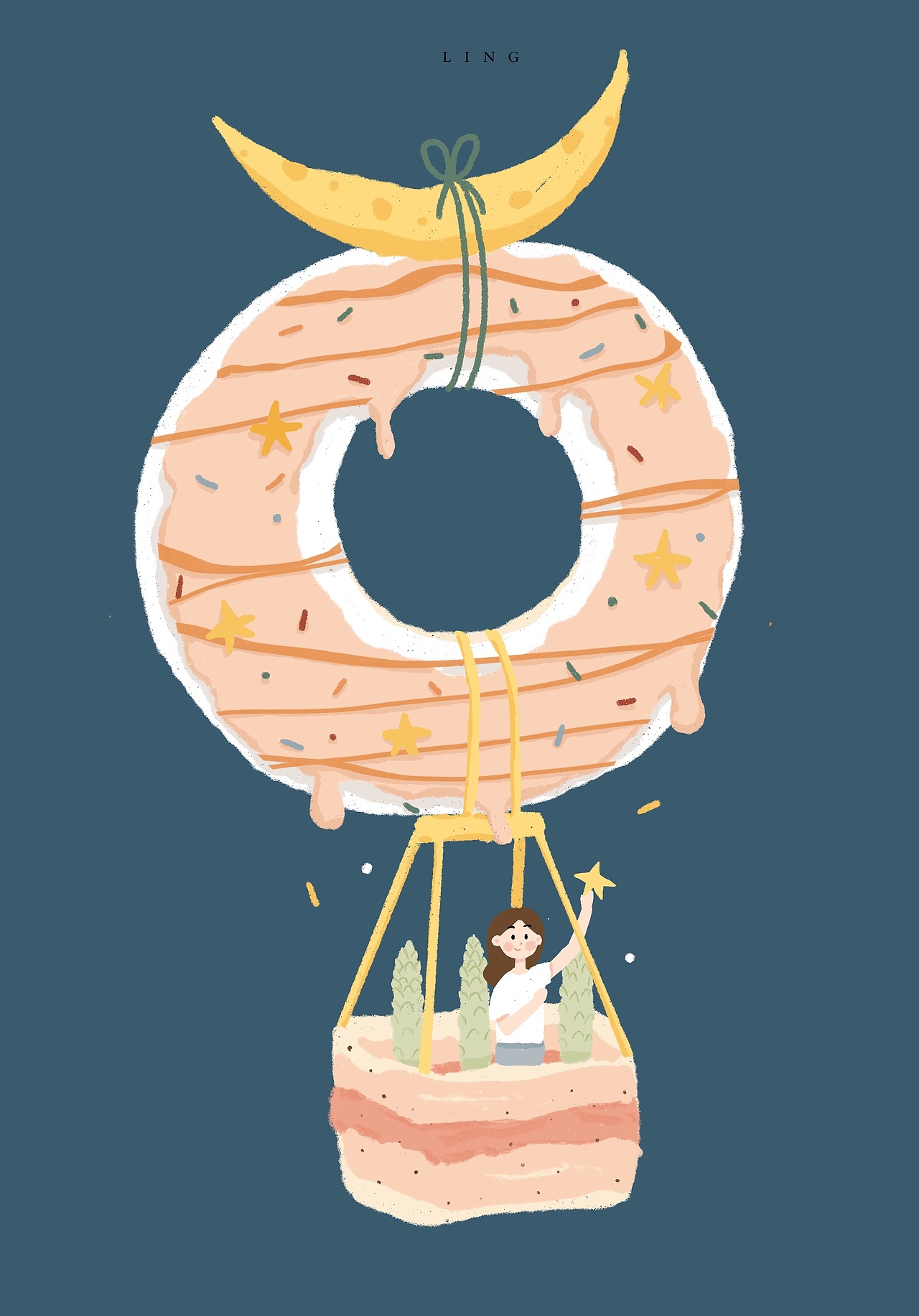 甜甜圈的幻想（图ZMjYxMjUxNTEy） - 创作习作 - 站酷设计师我爱那看花的人原创素材 - 站酷ZCOOL