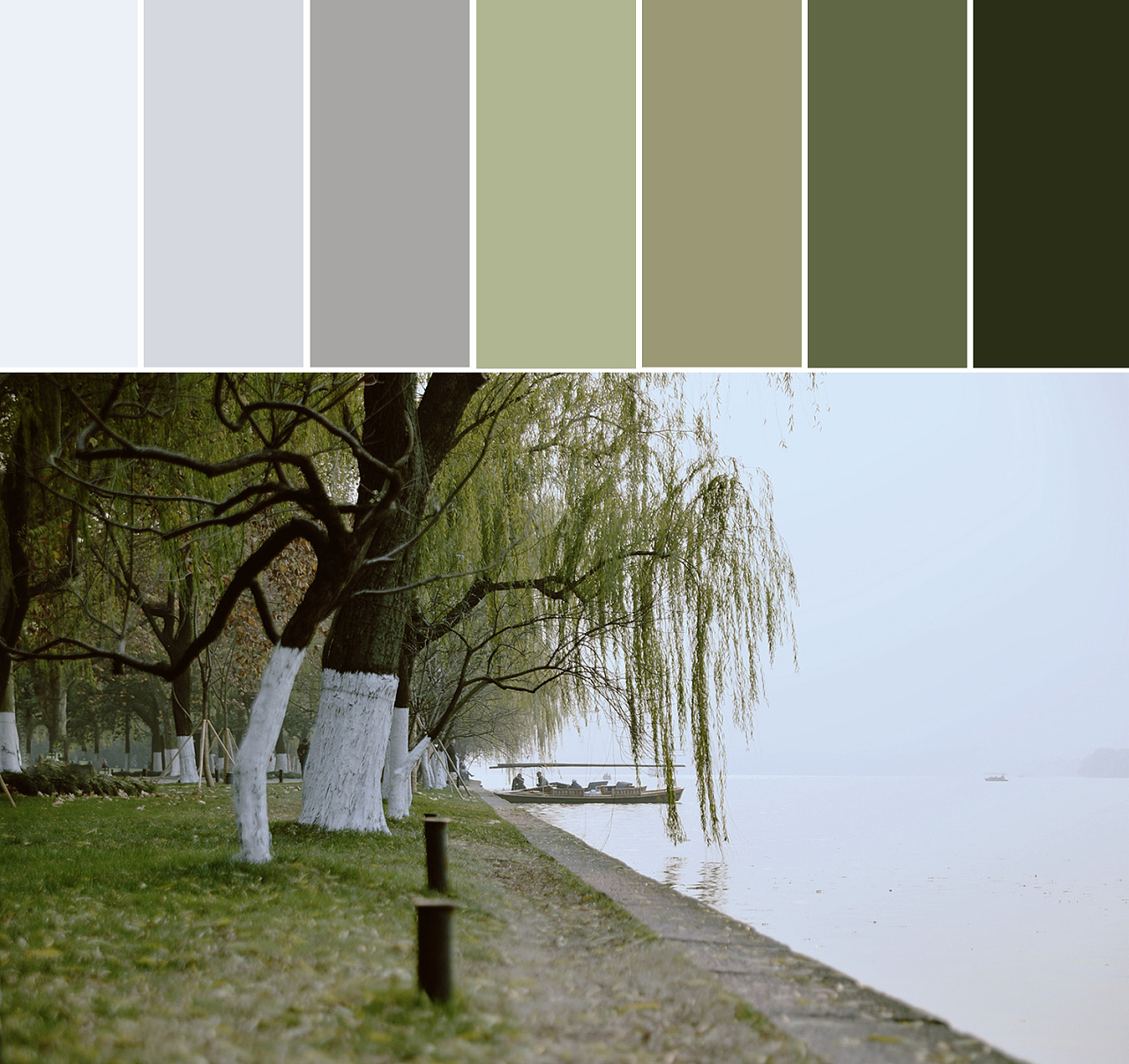 拾一缕色慰一季阳光莫兰迪色系色卡