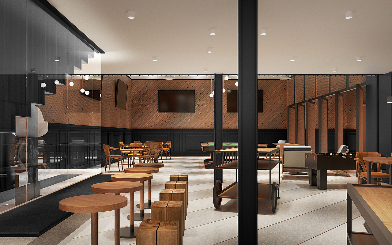 爱丽丝梦游奇遇记 ｜ BAOYU精酿啤酒餐厅（图ZMTU0NTQ0MjA0） - 家装设计 - 站酷设计师顾月宏原创素材 - 站酷ZCOOL