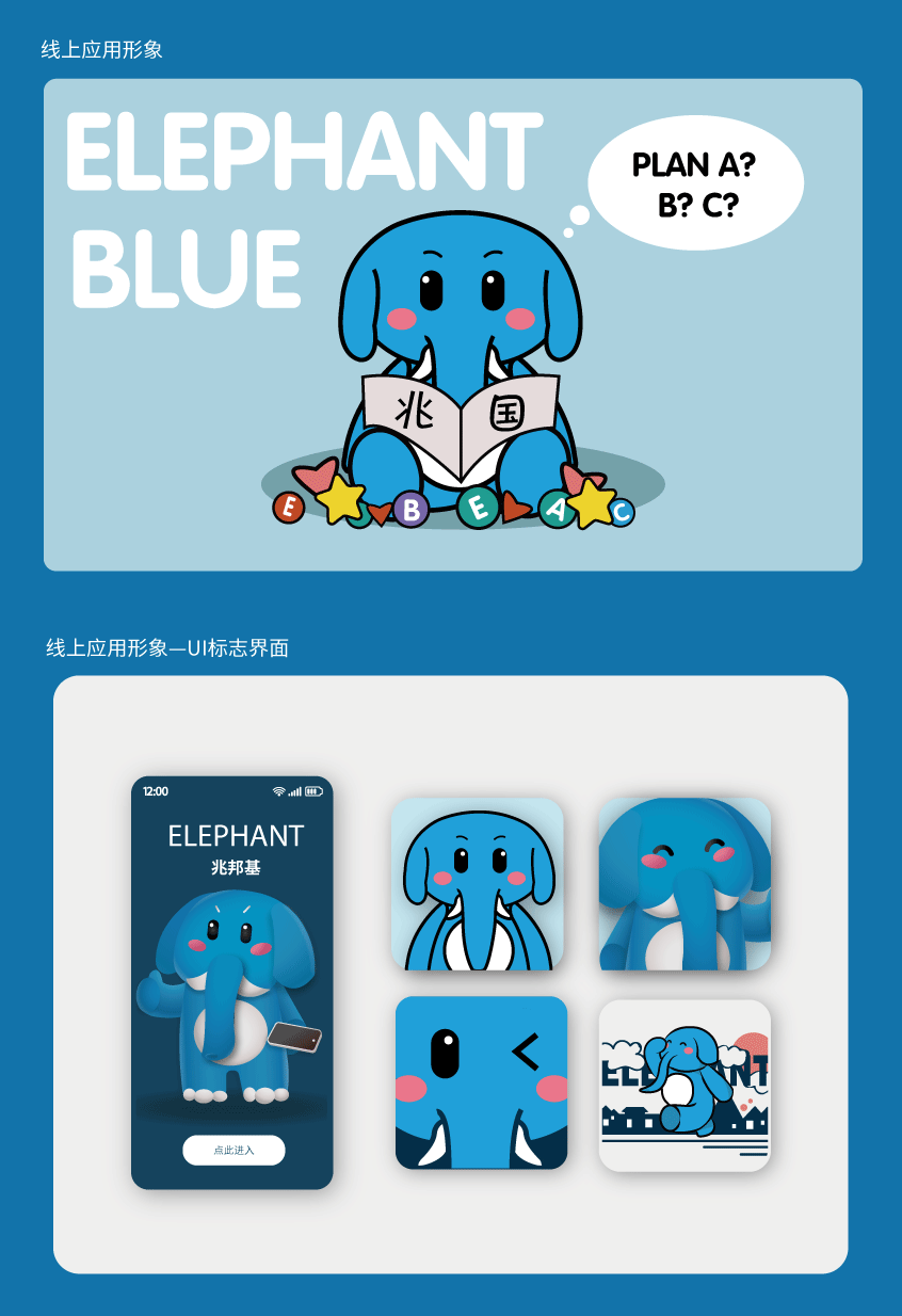 大象-阿兆IP形象设计（图ZMjk1OTY2NzU2） - IP形象 - 站酷设计师TOKX原创素材 - 站酷ZCOOL