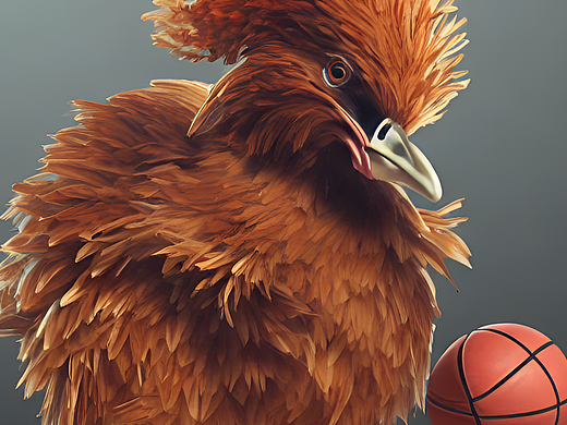 ai创作实验室#鸡你太美,篮球