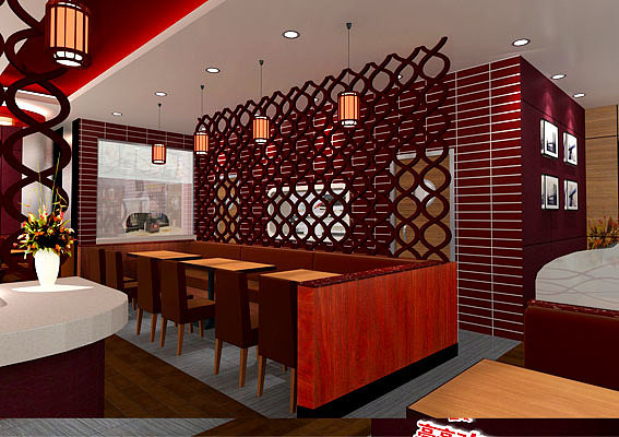 西式快餐连锁店设计、上海面馆加盟店设计、餐饮加盟连锁店设计、济南面馆门头设计、快餐店装修设计图片欣赏