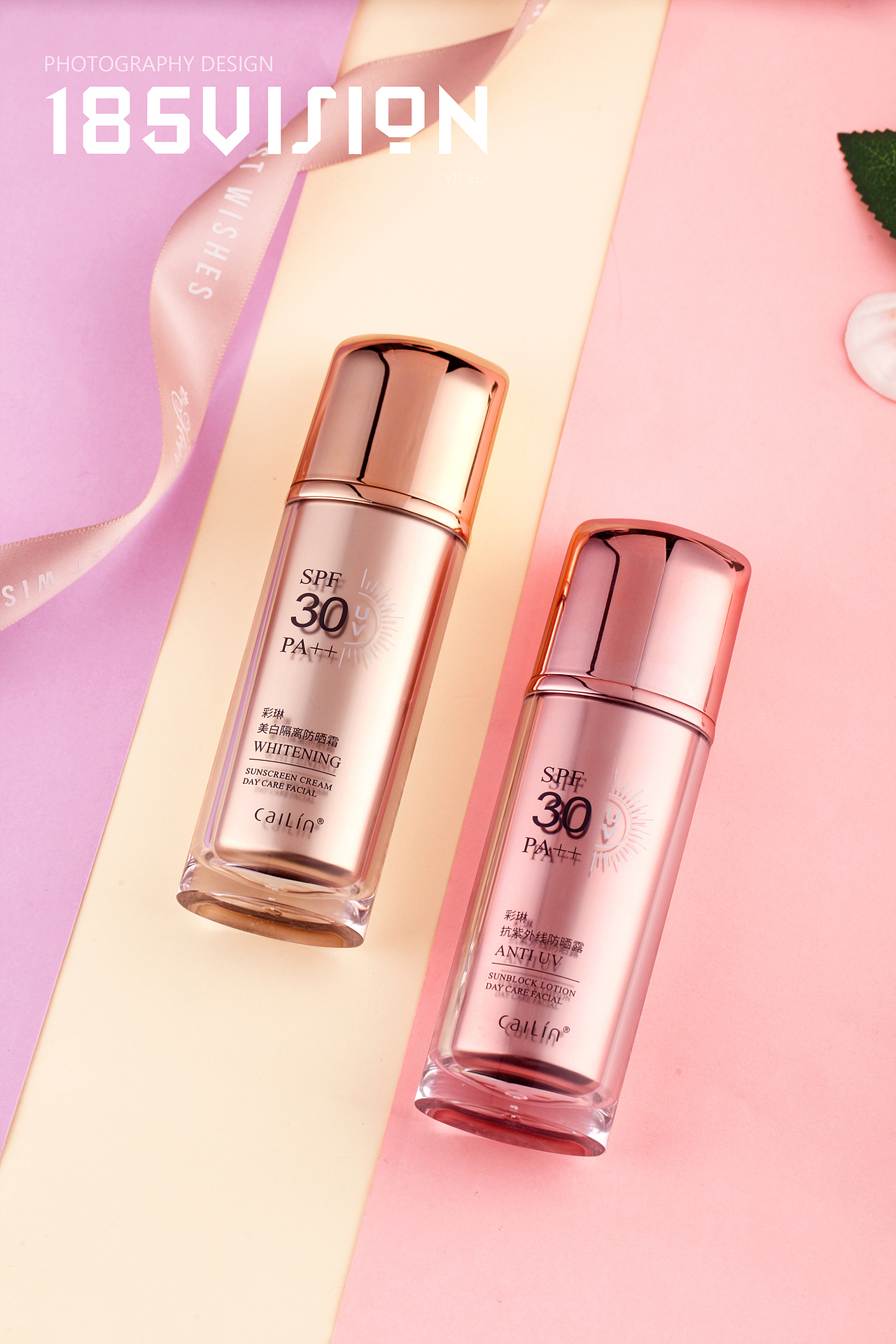 化妆品创意场景摄影，防晒霜拍摄 美肤品拍摄（图ZMTQ4NjM2OTcy） - 产品摄影 - 站酷设计师185摄影原创素材 - 站酷ZCOOL