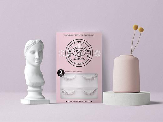 ilaishe假睫毛电商包装详情页设计