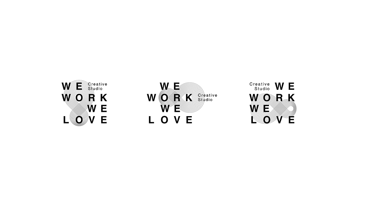 we work we love LOGO设计