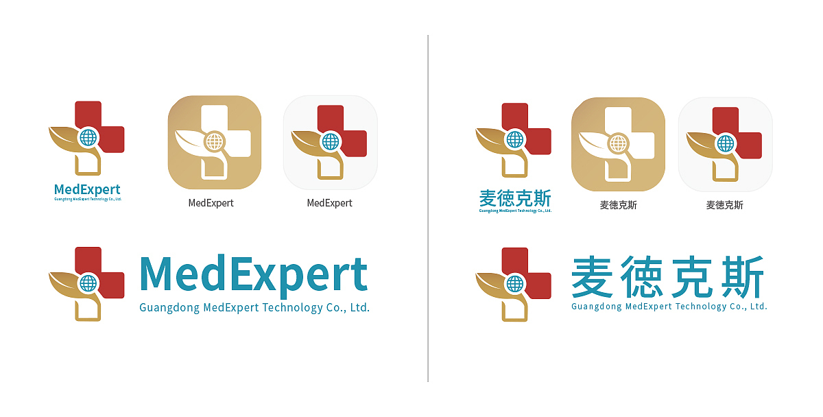 德国互联网医疗项目LOGO设计