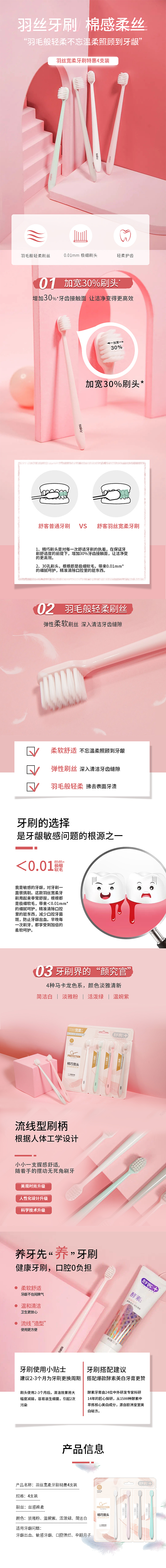 牙刷牙膏详情页设计