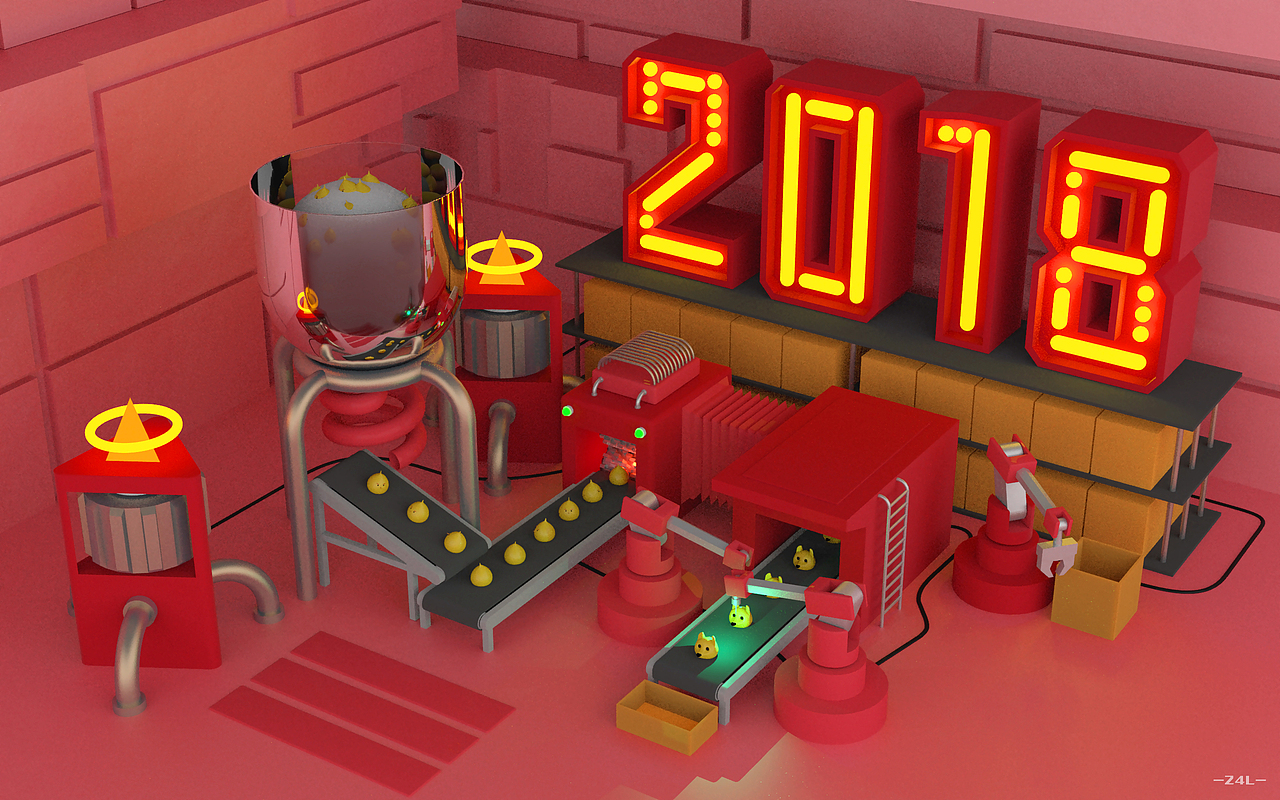 2018春节主题设计合集（图ZMTAyMzAxMDc2） - 宣传物料 - 站酷设计师不愿飞的弹头君原创素材 - 站酷ZCOOL