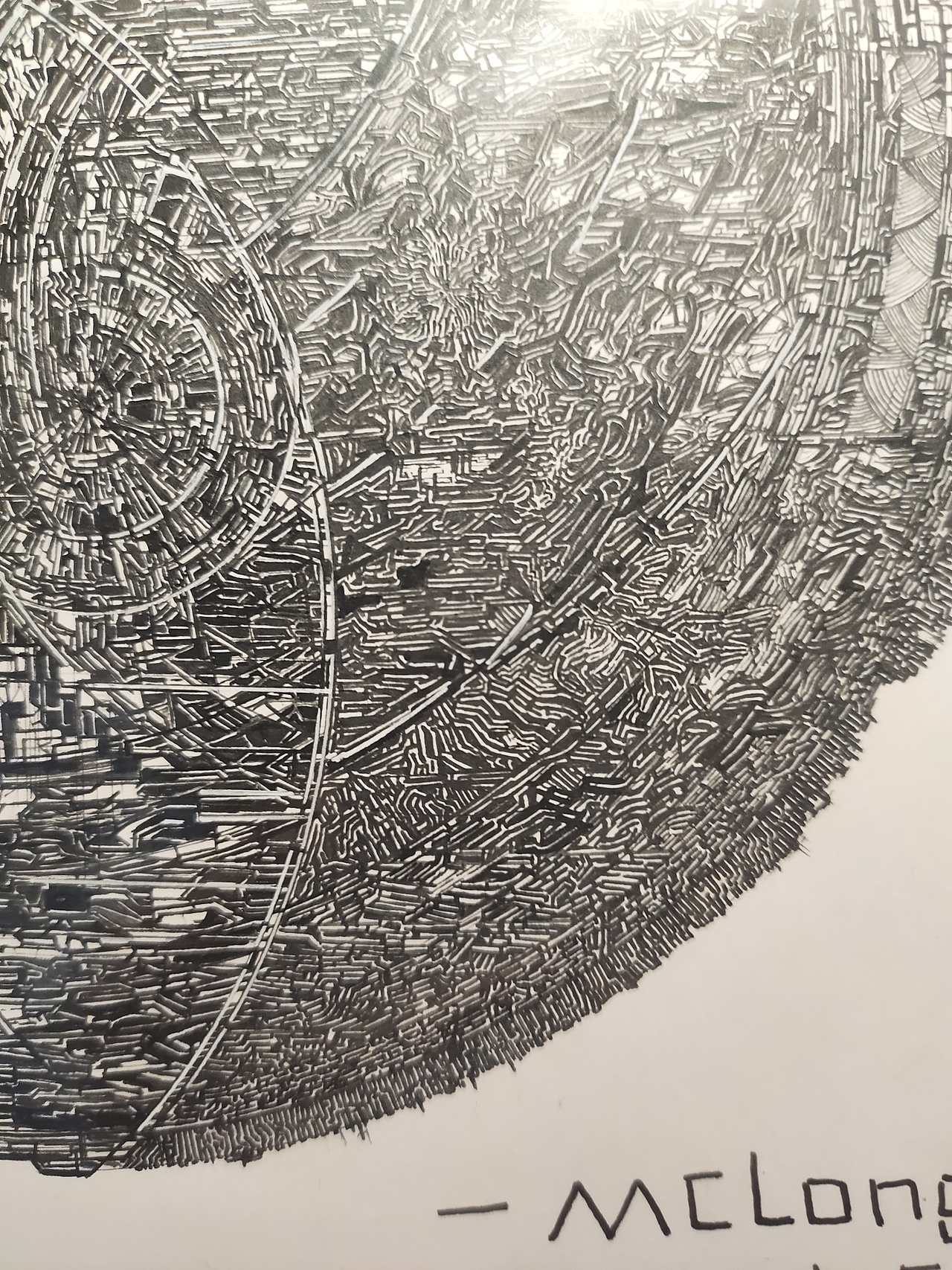 黑白装饰画 查奥斯星球