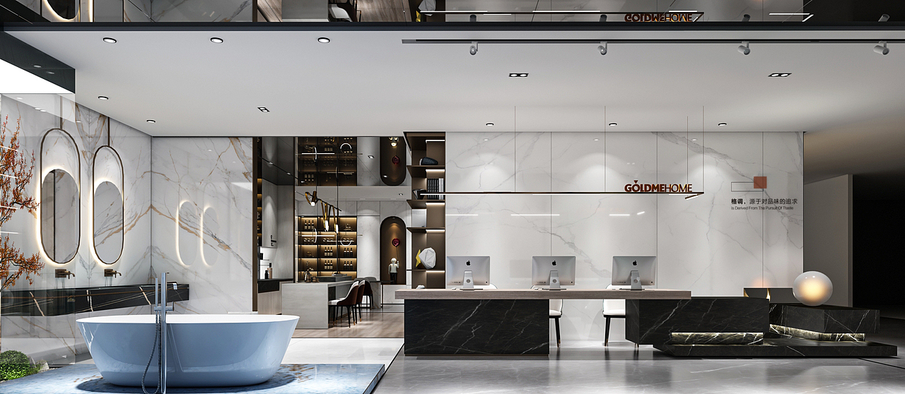 金牌岩板展厅（图ZMjg1NDg1MDcy） - 商业空间设计 - 站酷设计师King_Lam原创素材 - 站酷ZCOOL