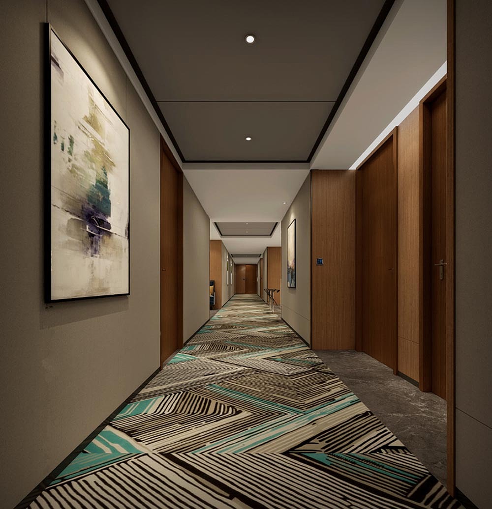 重庆巴南万达精品酒店装修设计【凯斯特设计】—酒店走廊装修设计