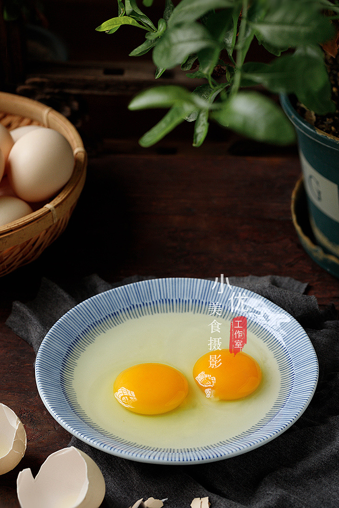 复古风 绿色生态农家土鸡蛋|摄影|产品摄影|小优美食摄影 - 原创作品