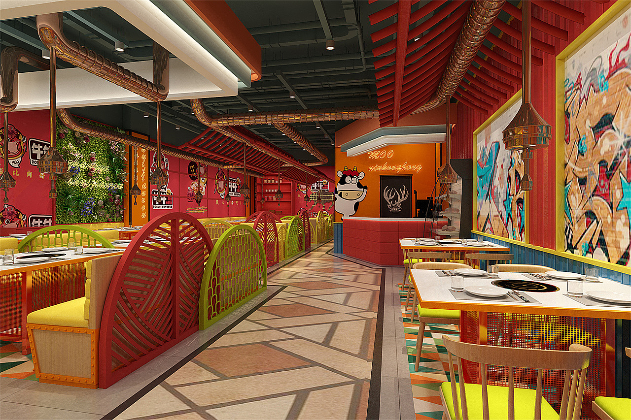 南充烤肉店装修/南充烤肉店装修公司/成都餐饮品牌策划