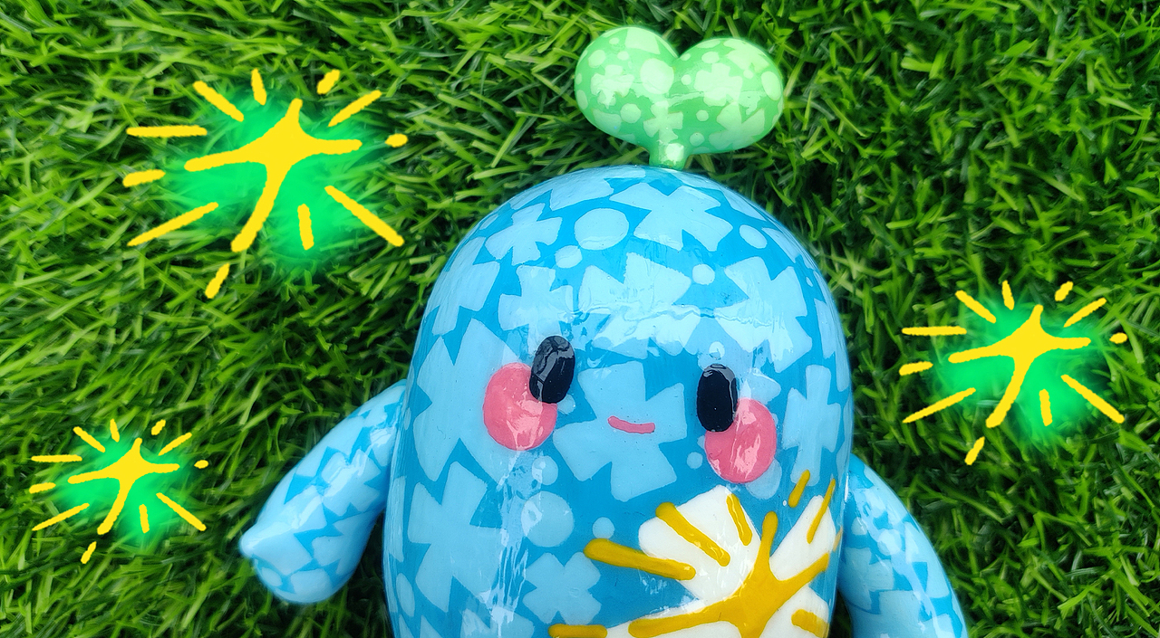 阿里巴巴公益爱豆 | 幸运豆实体涂装（图ZMzM5OTgxMjI4） - IP形象 - 站酷设计师ZHYUYI沐柳然原创素材 - 站酷ZCOOL