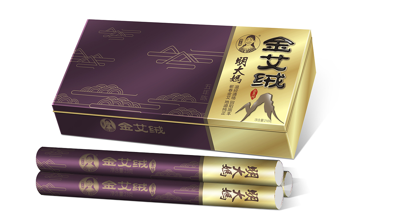 明大妈艾制品系列品牌设计（图ZNTczODc5MzI=） - 包装 - 站酷设计师DoozyPBG原创素材 - 站酷ZCOOL