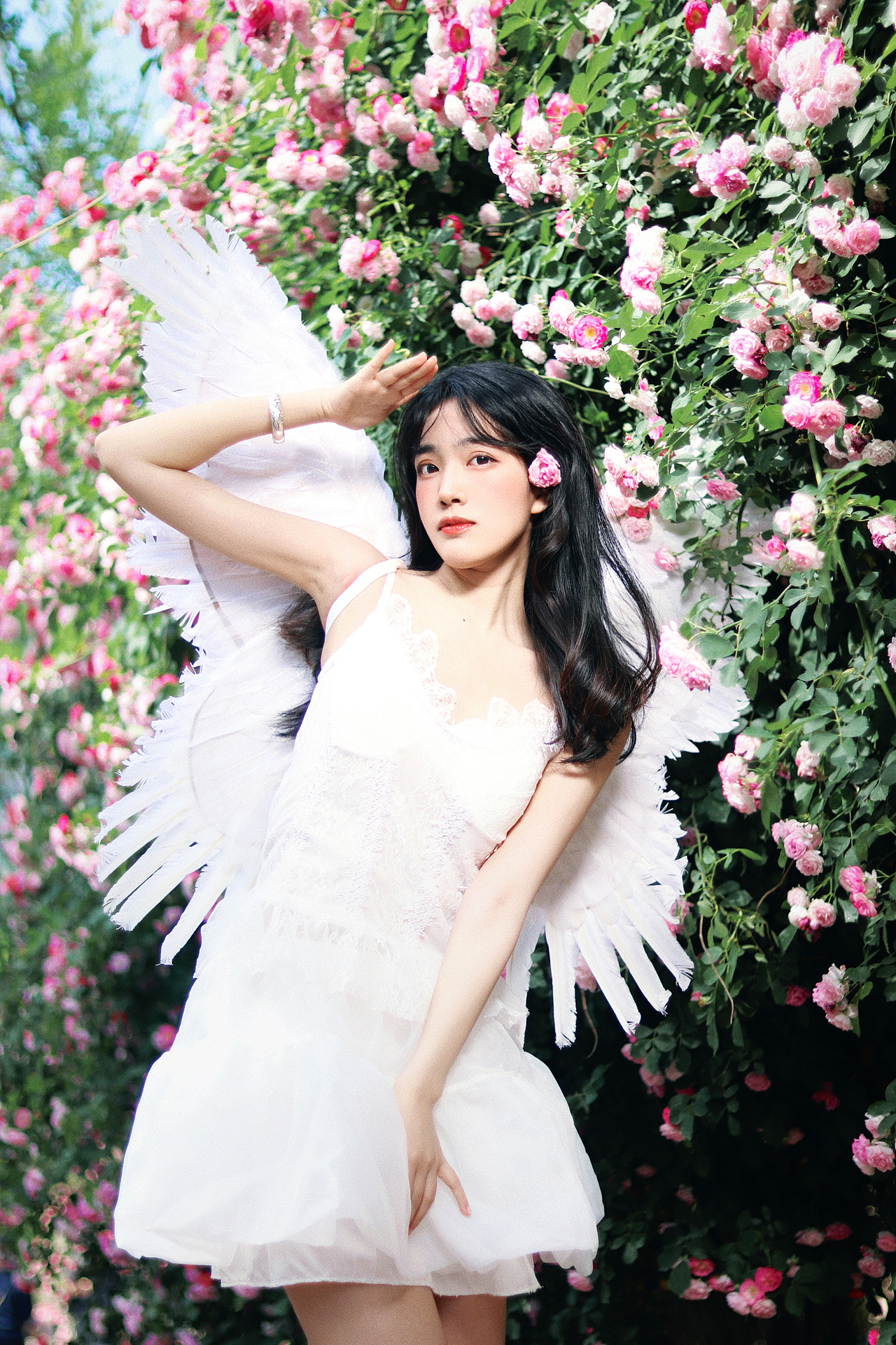 夏风浮动 蔷薇花开（图ZMzAxNDczNTA4） - 人像摄影 - 站酷设计师古一力原创素材 - 站酷ZCOOL