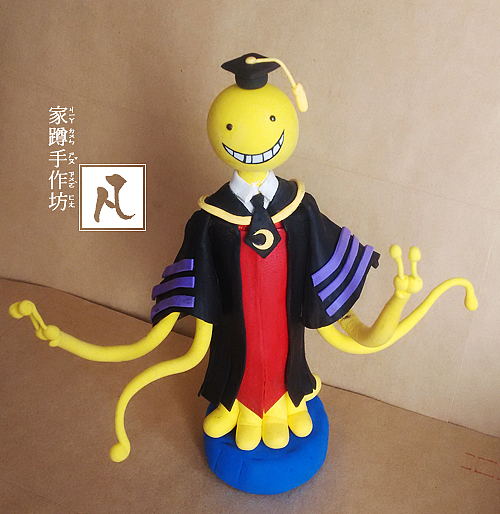 粘土版 暗杀教室-杀老师（图ZMjQyMTA4NjA=） - 其他手工艺 - 站酷设计师绿川幸原创素材 - 站酷ZCOOL