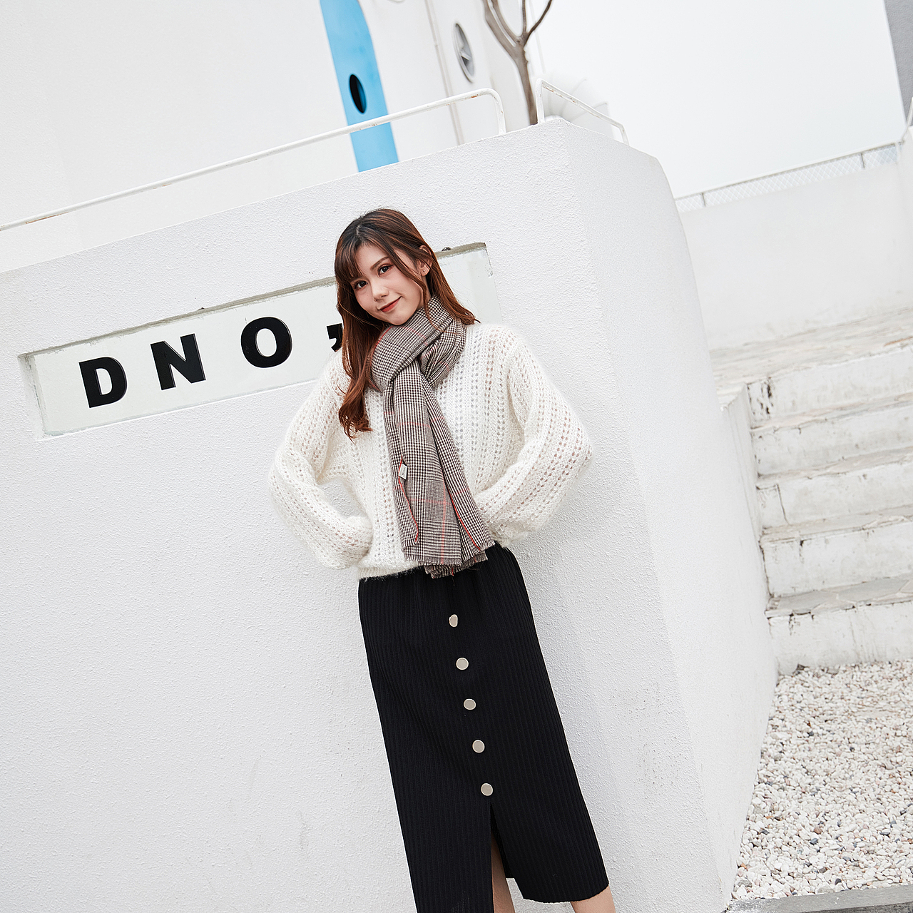 女装网红模特拍照