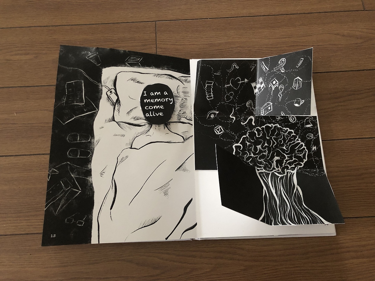 失眠日记（立体书绘本）（图ZMTc3ODc2NjQ0） - 绘本 - 站酷设计师Asuna_FXY原创素材 - 站酷ZCOOL