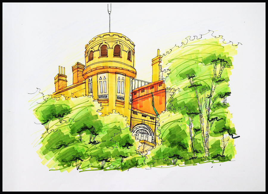 【建筑手绘】青岛游记