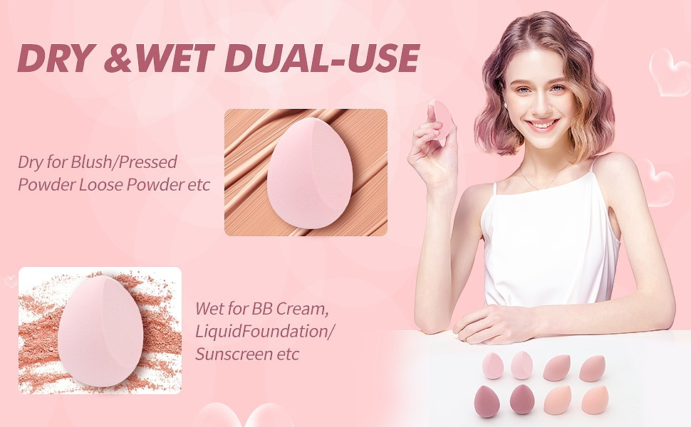 亚马逊美妆蛋主图设计