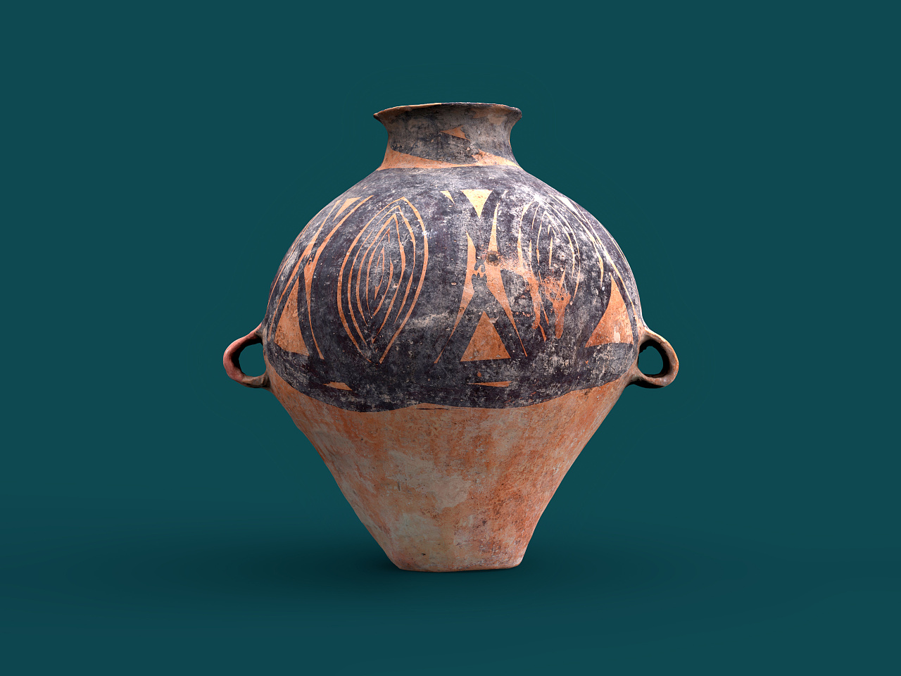 新石器时代马家窑文化半山类型彩陶罐