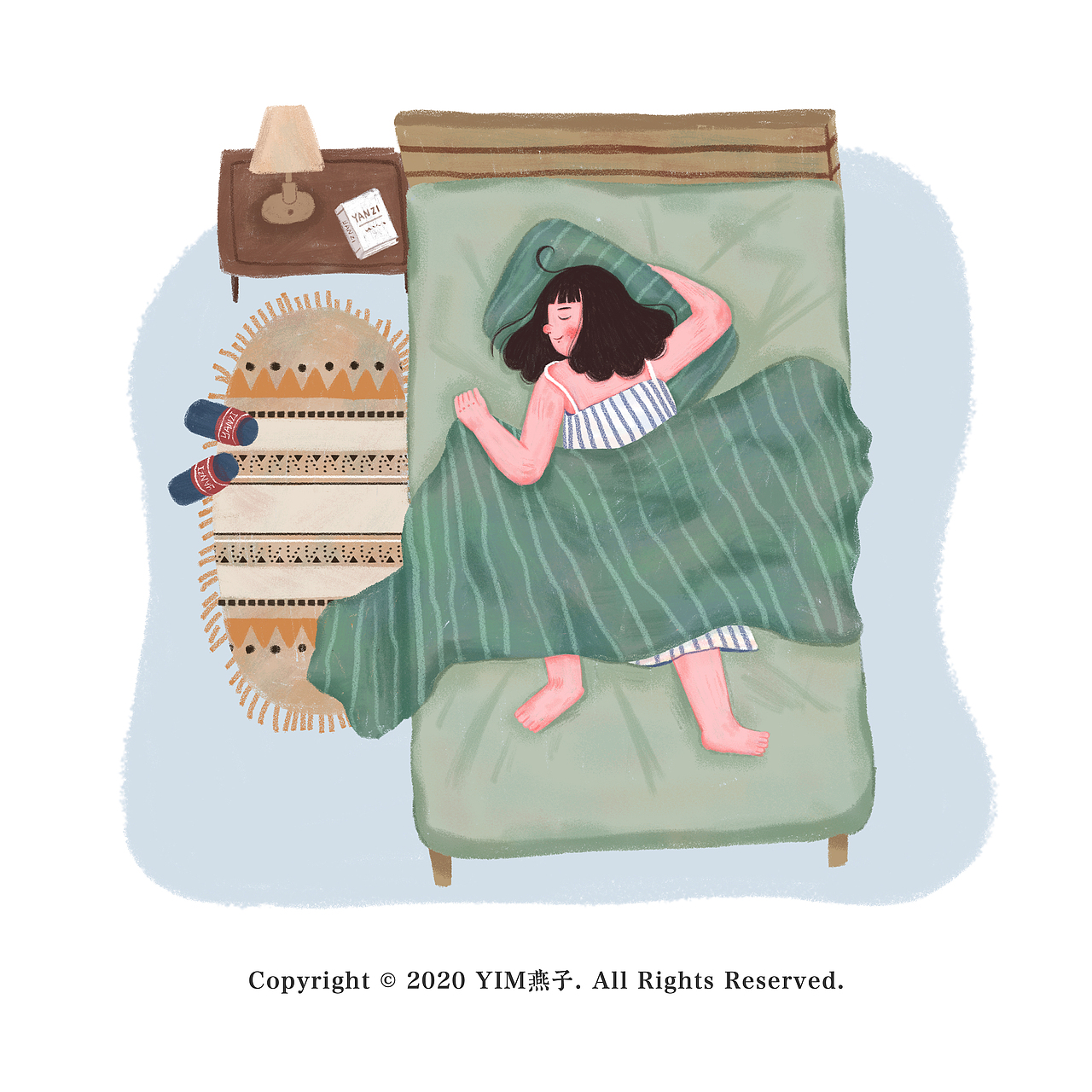 儿童插画 | 一人宅系列（图ZMjE1Mjc4NDE2） - 儿童插画 - 站酷设计师YIM燕子原创素材 - 站酷ZCOOL