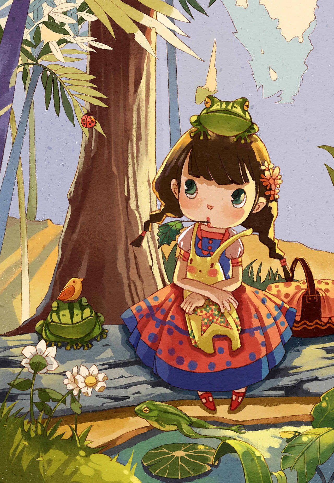 《儿童文学经典》系列插图|插画|儿童插画|amyzou - 原创作品 - 站酷