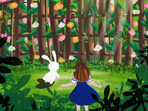 夢(mèng)想的小花園（個(gè)人主頁-ZNTYzODcxNDA=） - 兒童插畫 - 站酷設(shè)計(jì)師藝風(fēng)2017原創(chuàng)素材 - 站酷ZCOOL