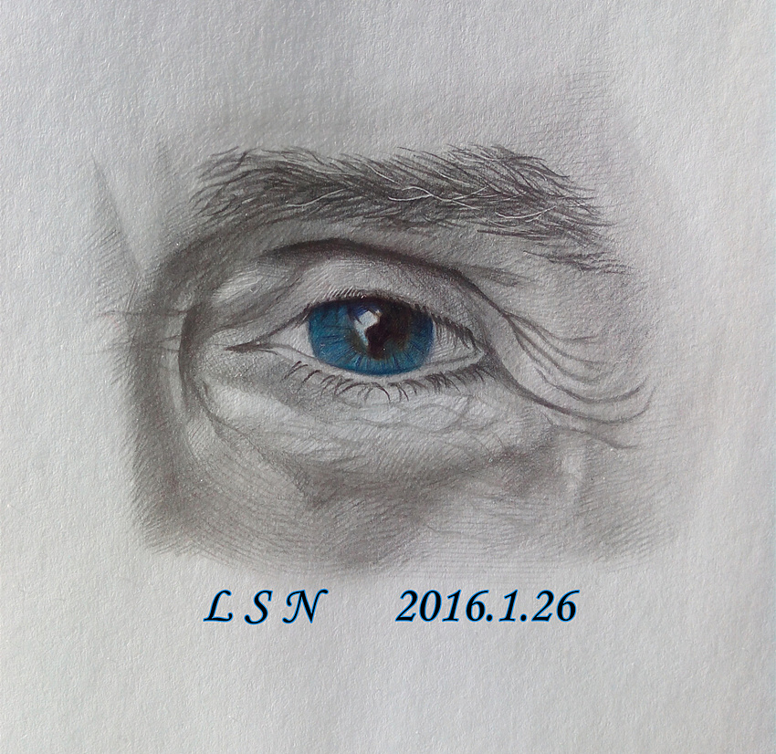 眸之语(眼睛练习)|纯艺术|绘画|那一抹微笑衬斜阳 - 原创作品 - 站酷