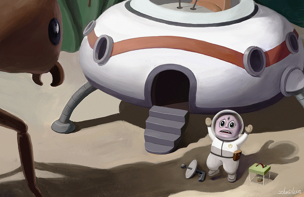 入侵-热爱探索的莫孚（图ZMjI3NDY2Mjcy） - 创作习作 - 站酷设计师左轮Zack原创素材 - 站酷ZCOOL